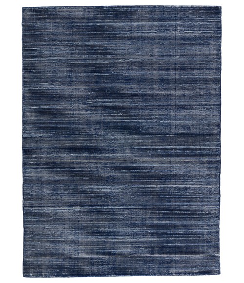Jaipur Living Danan Indoor/ Outdoor Solid Navy/ Cream Area Rug 5'X8'
