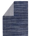 Jaipur Living Danan Indoor/ Outdoor Solid Navy/ Cream Area Rug 5'X8'