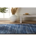 Jaipur Living Danan Indoor/ Outdoor Solid Navy/ Cream Area Rug 5'X8'