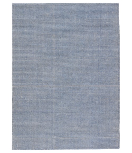 Jaipur Living Danan Indoor/ Outdoor Solid Light Blue/ Cream Area Rug 4'X6'