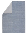 Jaipur Living Danan Indoor/ Outdoor Solid Light Blue/ Cream Area Rug 4'X6'
