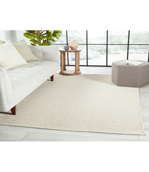 Brayden Area Rug Jaipur Living Raynor Indoor/ Outdoor Solid Beige/ Ivory Area Rug (10'X14')