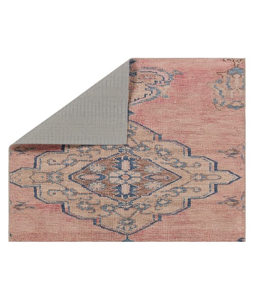 Jaipur Living Clanton Medallion Pink/ Blue Runner Rug 3'X10'