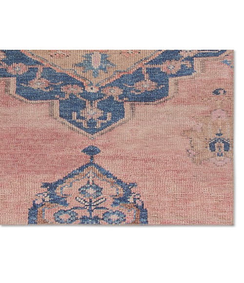 Jaipur Living Clanton Medallion Pink/ Blue Runner Rug 3'X10'