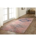 Jaipur Living Clanton Medallion Pink/ Blue Runner Rug 3'X10'