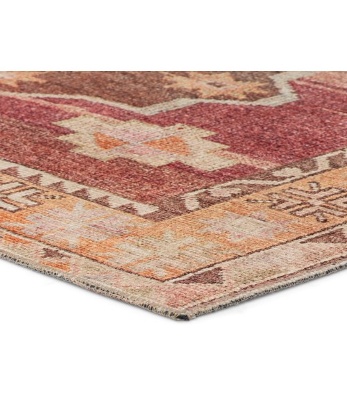 CAN05 Jesse Rug Jaipur Living Jesse Medallion Orange/ Pink Area Rug 2'X3'