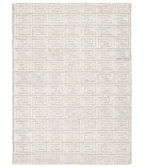 Capital Area Rug Jaipur Living Harkness Handmade Geometric White/ Gray Area Rug (9'X13')