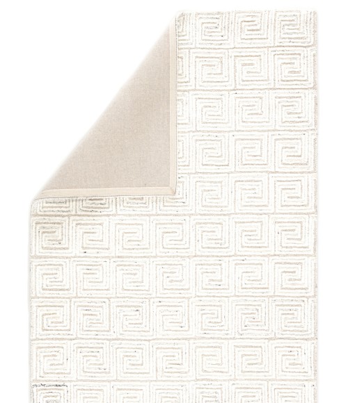 Capital Area Rug Jaipur Living Harkness Handmade Geometric White/ Gray Area Rug (9'X13')