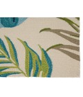 Catalina Area Rug Jaipur Living Fraise Indoor/ Outdoor Floral Blue/ Green Area Rug (5'X7'6")