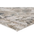 Cirque Area Rug Jaipur Living Lynne Abstract White/ Gray Round Area Rug (6'X6')