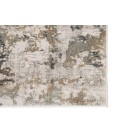 Cirque Area Rug Jaipur Living Lynne Abstract White/ Gray Round Area Rug (6'X6')
