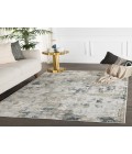 Cirque Area Rug Jaipur Living Lynne Abstract White/ Gray Round Area Rug (6'X6')
