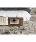 Cirque Area Rug Jaipur Living Lynne Abstract White/ Gray Round Area Rug (6'X6')