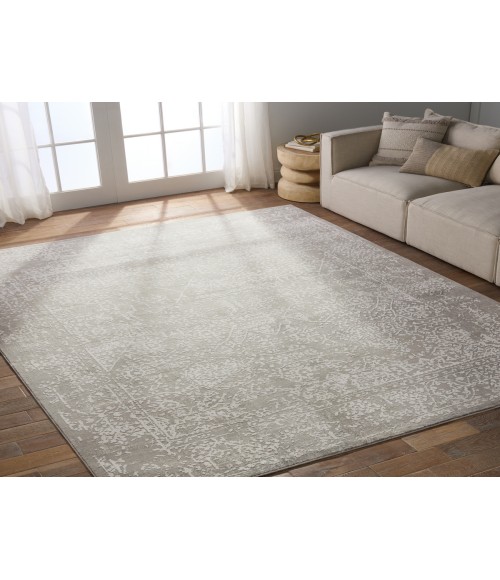 Jaipur Living Lianna Abstract Gray/ White Area Rug 8'X10'