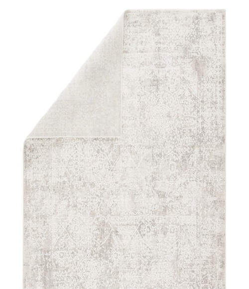 Cirque Area Rug Jaipur Living Lianna Abstract Silver/ White Area Rug (3'11"X5'11")
