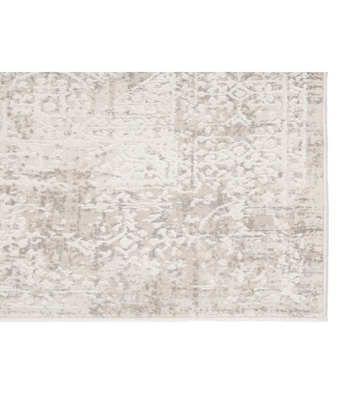 Cirque Area Rug Jaipur Living Lianna Abstract Silver/ White Area Rug (3'11"X5'11")