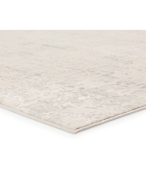 Jaipur Living Arvo Abstract Silver/ White Area Rug (10'X14')