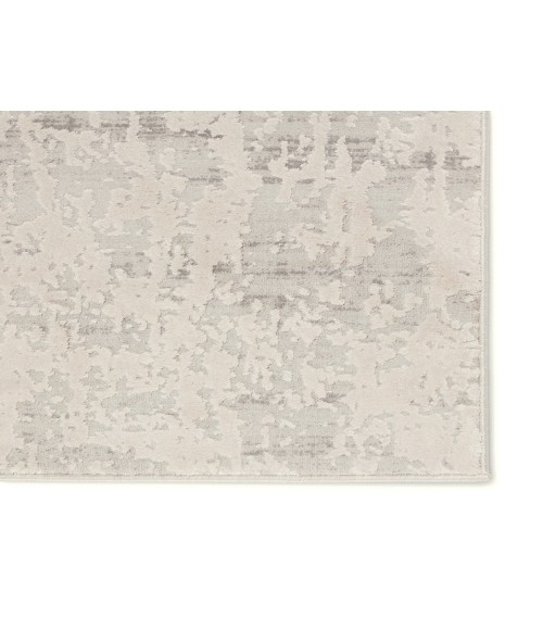 Jaipur Living Arvo Abstract Silver/ White Area Rug (10'X14')