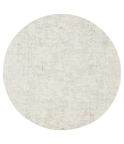 Jaipur Living Cirque Arvo CIQ08 Silver/White 6 ft. X 6 ft. Round Rug