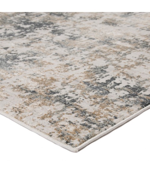 Jaipur Living Arvo Abstract White/ Dark Gray Area Rug (4 X6 )