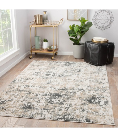 Jaipur Living Arvo Abstract White/ Dark Gray Area Rug (10'X14')