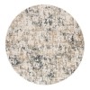 Jaipur Living Cirque Arvo CIQ09 White/Dark Gray 6 ft. X 6 ft. Round Rug