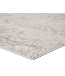 Jaipur Living Cirque Alonsa CIQ10 Gray/White 6 ft. X 6 ft. Round Rug