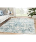 Cirque Area Rug Jaipur Living Eero Abstract Blue/ Ivory Area Rug (3'11"X5'11")