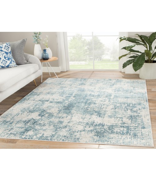 Cirque Area Rug Jaipur Living Eero Abstract Blue/ Ivory Area Rug (3'11"X5'11")