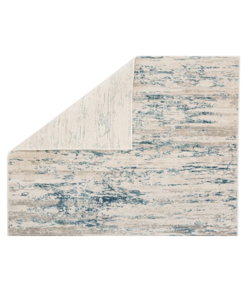 Jaipur Living Celil Abstract Ivory/ Blue Area Rug (8'10"X11'9")