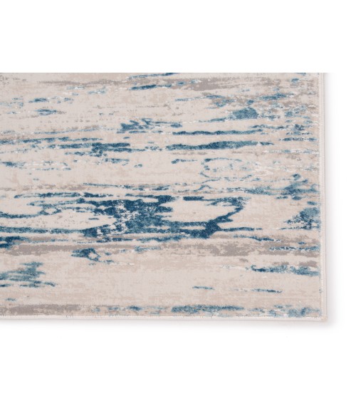 Jaipur Living Celil Abstract Ivory/ Blue Area Rug (8'10"X11'9")