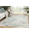 Jaipur Living Celil Abstract Ivory/ Blue Area Rug (8'10"X11'9")