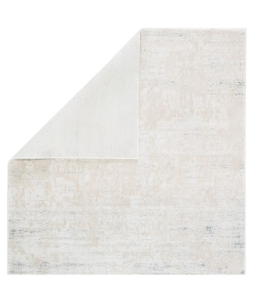 Cirque Area Rug Jaipur Living Orianna Abstract Ivory/ Silver Area Rug (3'11"X5'11")