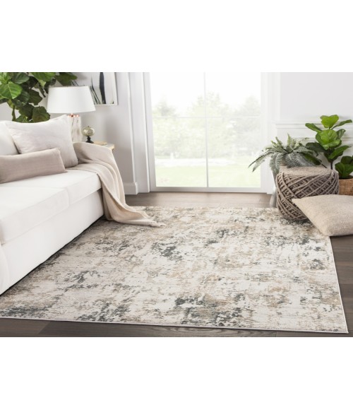 Cirque Area Rug Jaipur Living Cassia Abstract Gray/ Gold Area Rug (8'10"X11'9")