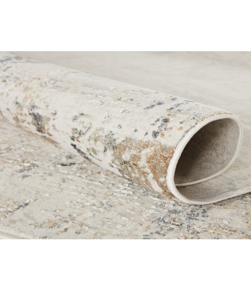 Cirque Area Rug Jaipur Living Cassia Abstract Gray/ Gold Area Rug (8'10"X11'9")