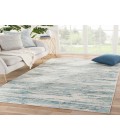 CIQ33 Heaston Rug Jaipur Living Heaston Abstract Blue/ Ivory Area Rug 11'10"X14'