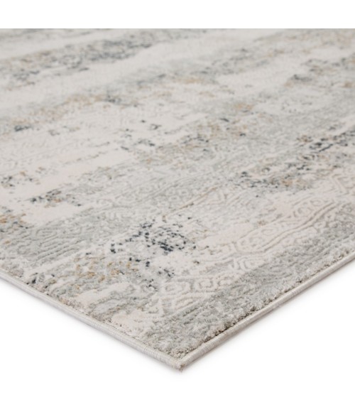 Cirque Area Rug Jaipur Living Jaspal Tribal Gray/ White Area Rug (5'X7'6")