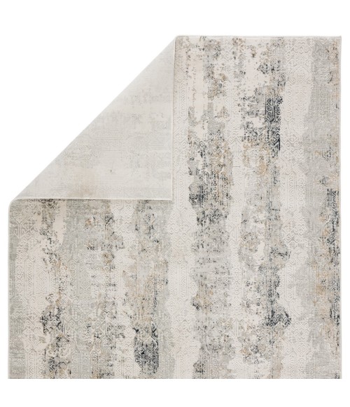 Cirque Area Rug Jaipur Living Jaspal Tribal Gray/ White Area Rug (5'X7'6")