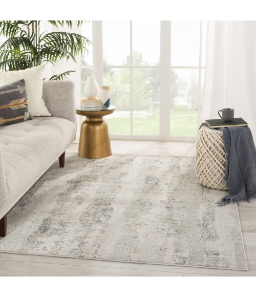 Cirque Area Rug Jaipur Living Jaspal Tribal Gray/ White Area Rug (5'X7'6")