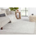 Jaipur Living Alcina Abstract Light Gray/ Cream Area Rug (8'X10')