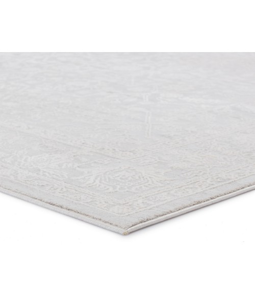 Cirque Area Rug Jaipur Living Riella Floral Light Gray/ Cream Area Rug (8'X10')