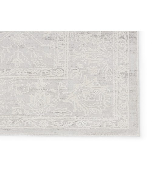 Cirque Area Rug Jaipur Living Riella Floral Light Gray/ Cream Area Rug (8'X10')
