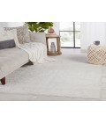 Cirque Area Rug Jaipur Living Riella Floral Light Gray/ Cream Area Rug (8'X10')