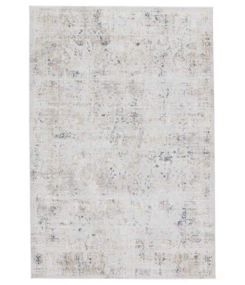 Jaipur Living Vida Abstract Light Gray/ Gold Area Rug (10'2"X14')