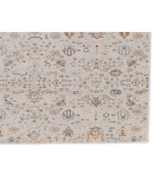 Jaipur Living Waverly Floral White/ Light Gray Area Rug 3'11"X5'11"