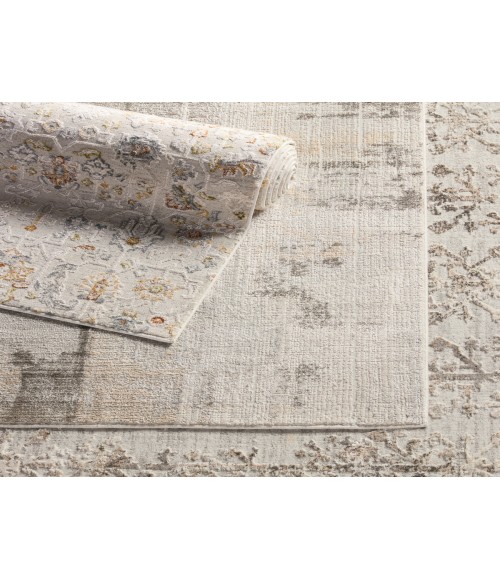 Jaipur Living Waverly Floral White/ Light Gray Area Rug 3'11"X5'11"