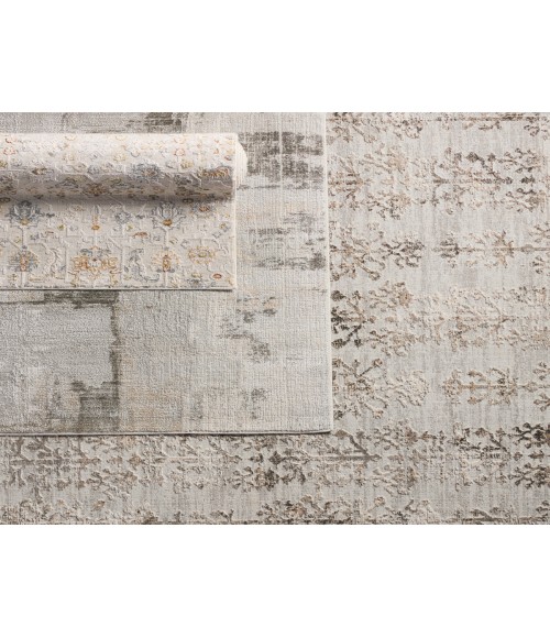 CIQ46 Fortier Rug Jaipur Living Fortier Trellis Cream/ Gray Area Rug 9'2"X11'9"