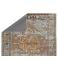 Jaipur Living Raisa Handmade Medallion Gray/ Gold Area Rug (9'X12')