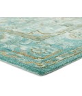 Jaipur Living Cristobol Handmade Medallion Turquoise/ Pink Area Rug (9'X12')
