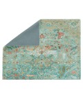 Jaipur Living Cristobol Handmade Medallion Turquoise/ Pink Area Rug (9'X12')